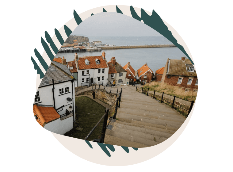 Whitby harbour on the tour